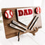 Personalized Baseball Wooden Sign We Hit A Homerun - Father's Day Gift