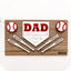 Personalized Baseball Wooden Sign We Hit A Homerun - Father's Day Gift