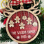 Personalized Gingerbread Family Christmas Ornament