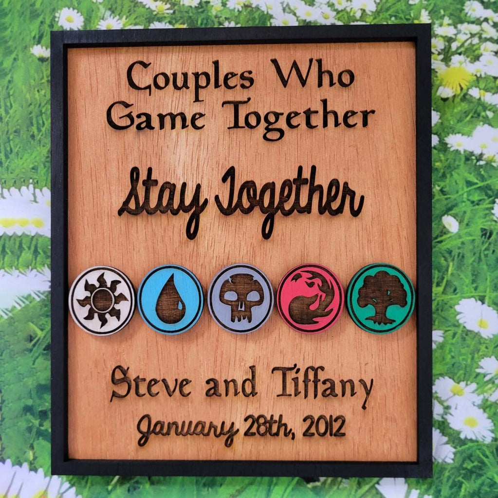 Personalized Magic Card Game Anniversary Gift, Christmas gift for couple