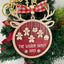 Personalized Gingerbread Family Christmas Ornament