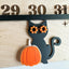 Wooden Days Till Halloween Sign - Halloween Countdown Decor