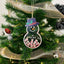 Personalized Snowman Family Christmas Shaker Ornament