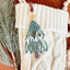 Personalized Acrylic Christmas Tree Stocking Tag - Christmas Ornament, Gift Tag