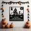 Personalized Halloween Decor, Welcome Metal Sign