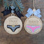 Friends Are Like Knickers Wooden Ornament - Christmas Funny Ornament for Friends