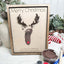 Personalized Reindeer Footprint - Baby First Christmas