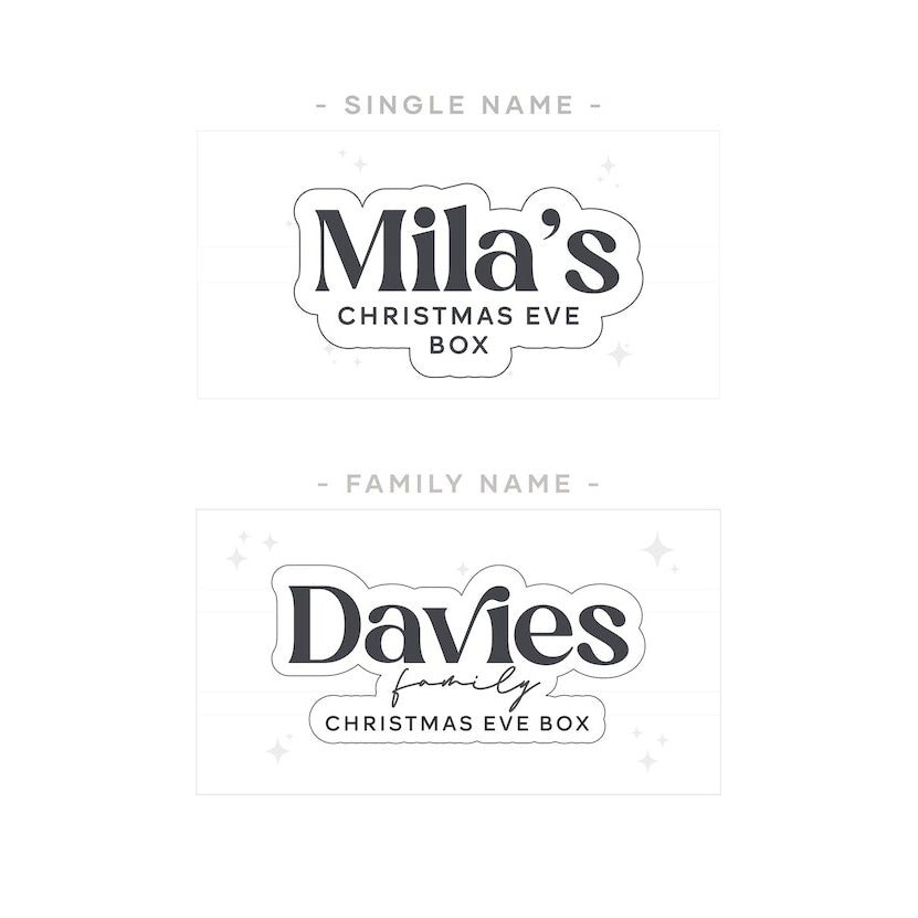 Personalized Wooden Christmas Eve Box Christmas Crate - Christmas For Kids