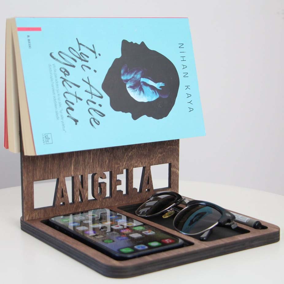 Personalized Book Stand, Christmas Gift For Her