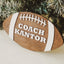 Personalized Wooden Football Coach Sign - Christmas Gift For Coach