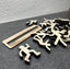 Personalized Stacking Crime Scene wood game