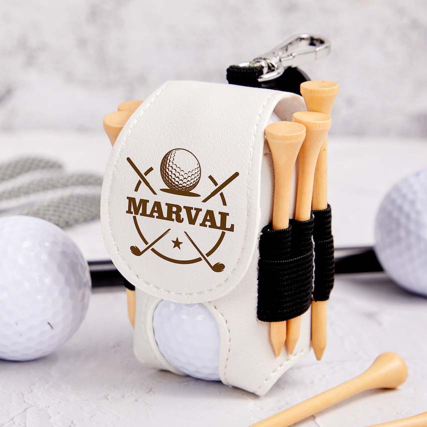 Personalized Golf Ball Bag - Golf Gifts for Him