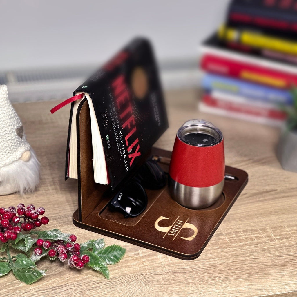 Personalized Bookstand Coffee - Christmas Gift for Book Lovers