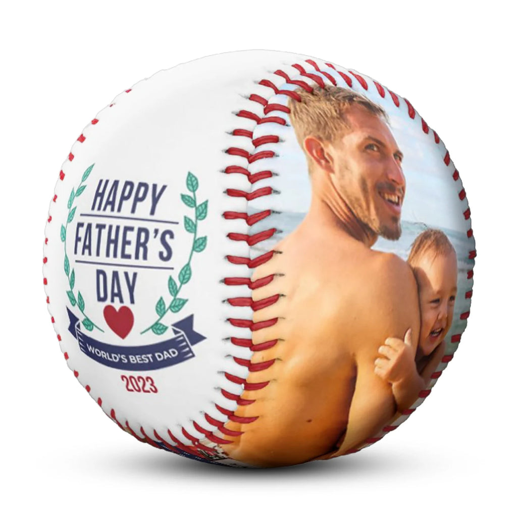 Personalized Photo Baseball - Custom Gift for Father's Day, Baseball Lover