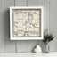 Personalized Heart Location Map Print On Wood - Anniversary Gifts For Couples