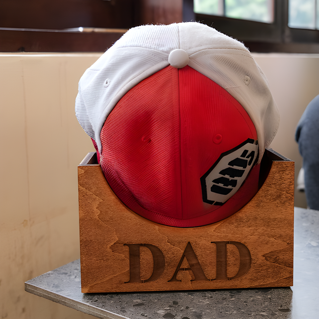 Custom Wooden Hat Holder Box -Baseball Hat Holder- Baseball gift