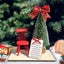 Christmas in Heaven Memorial, Vintage Chair Christmas Display Set (Including Christmas Tree & Text Board)