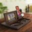 Premium Wooden Docking with Picture Frame | Apple Triple Dock | Charging Station | Father's Day Gift | Gift for Him