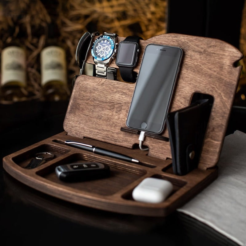 Wooden Docking Station, Best Gift Ever, Father's Day Gift For Men