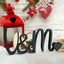 Initials Name Couple New Home Sign - Couple Gift