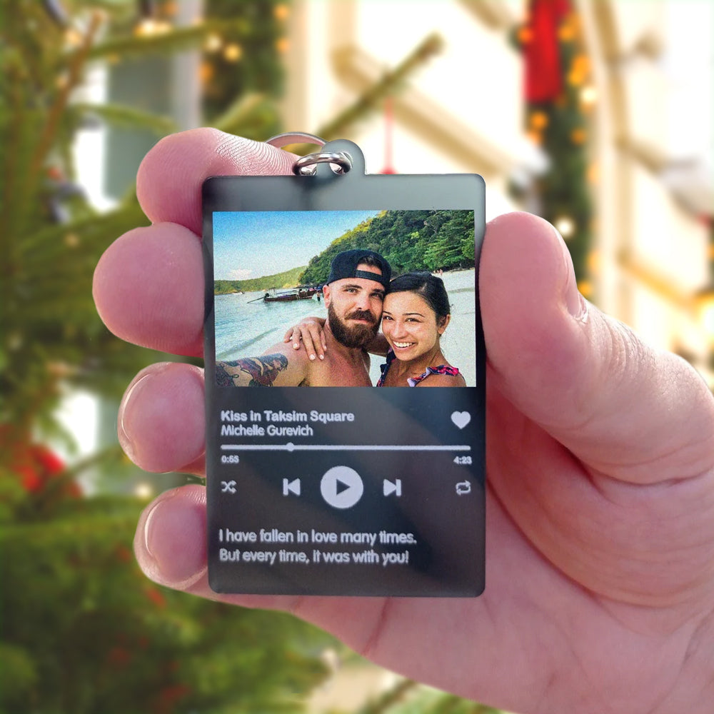 Personalised Song Keychain - Couple Gift