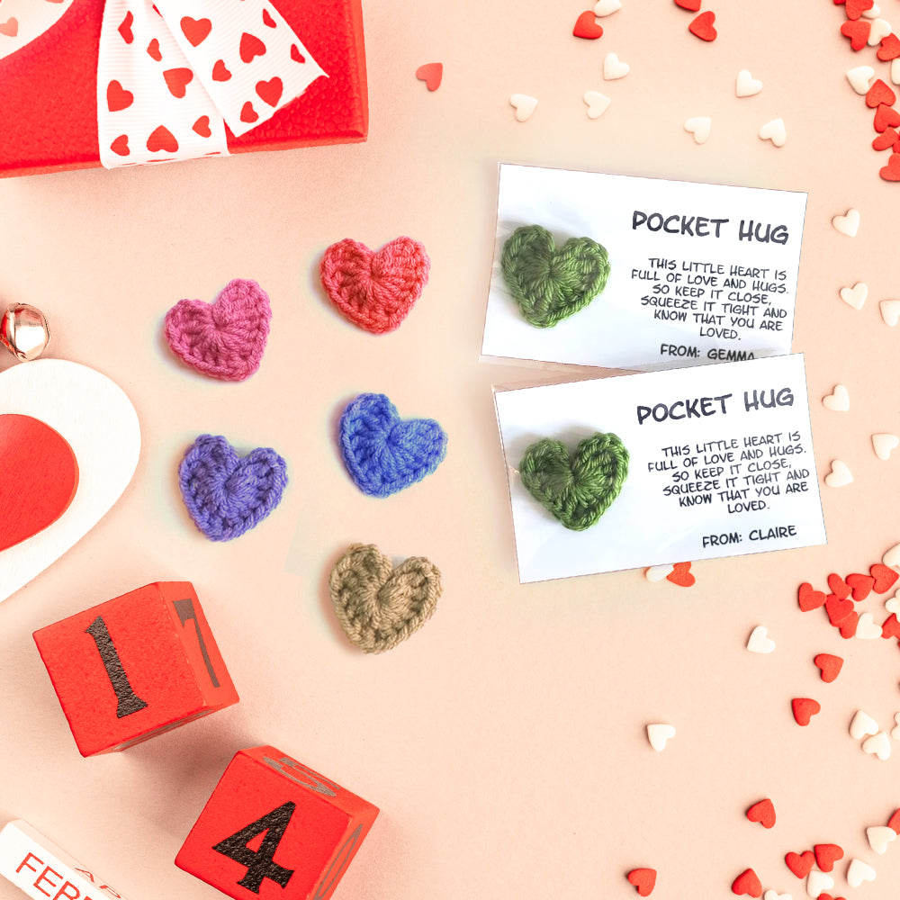 Buy Pocket Hug Heart Thoughtful Gift Crochet Hug Gift Special