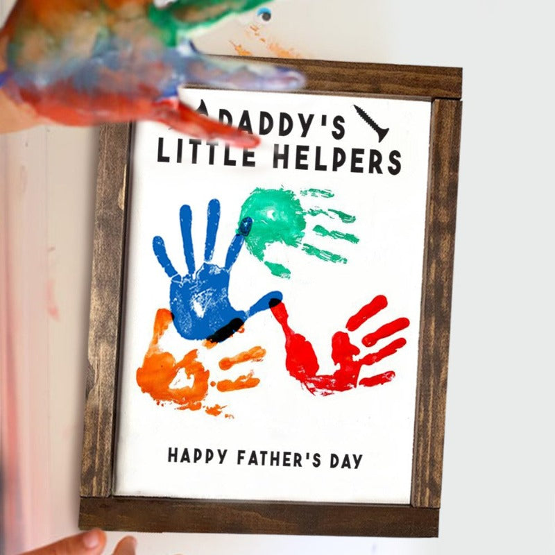 Handprint Sign for Father's Day