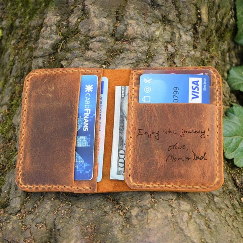 bifold wallet, leather wallet, father's day gifts, gifts for men