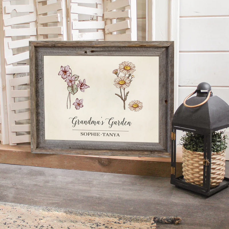 Personalized Grandma's Garden Of Love - Gift For Mom