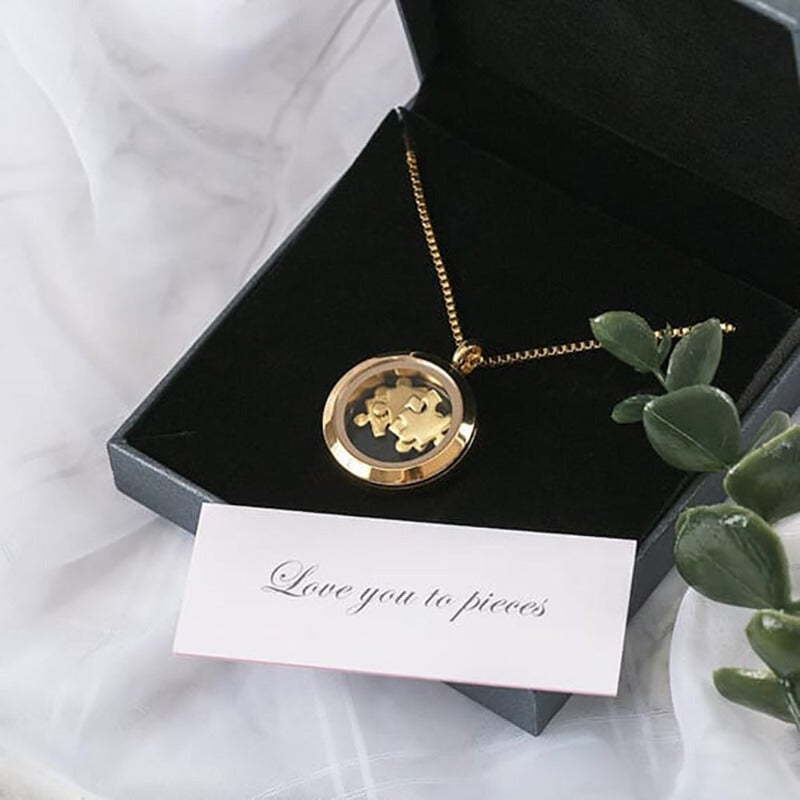 Personalized 'I Love You To Pieces' Necklace