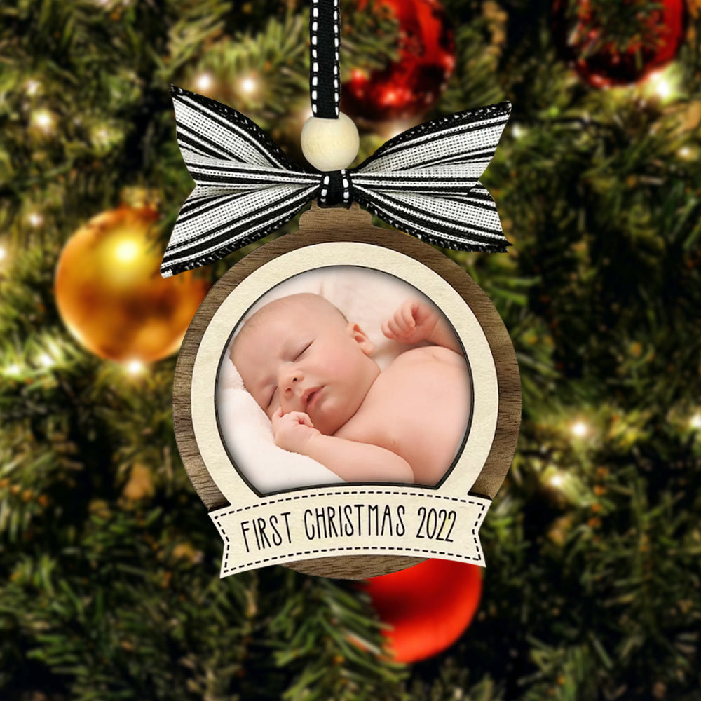2023 Personalize First Christmas Ornament with Photo