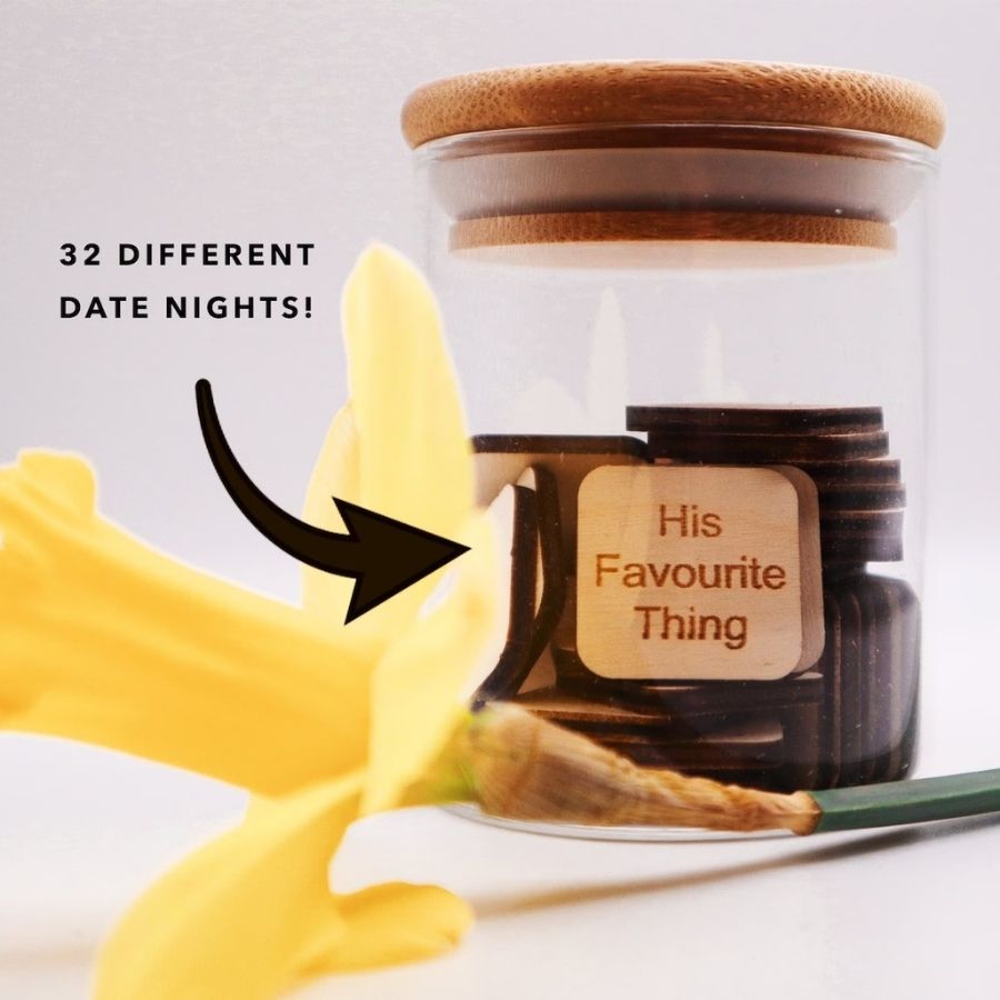 Personalized 32 Ideas Date Night Jar - Couple Night Activity