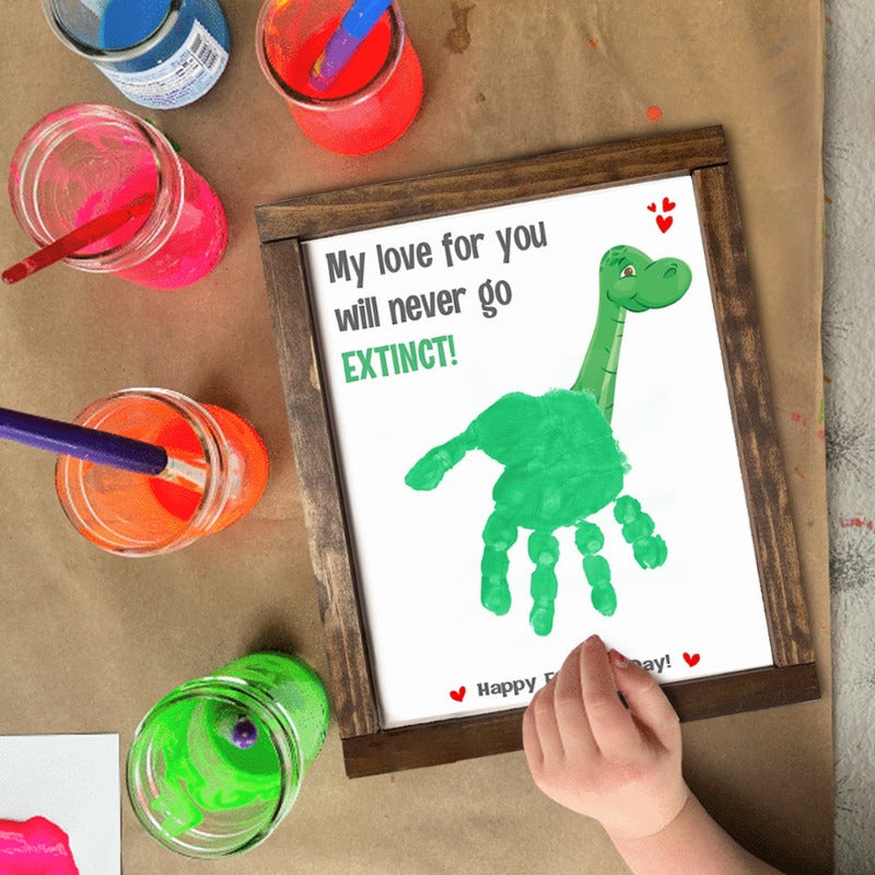 Personalized Creative Handprint Sign for Kids