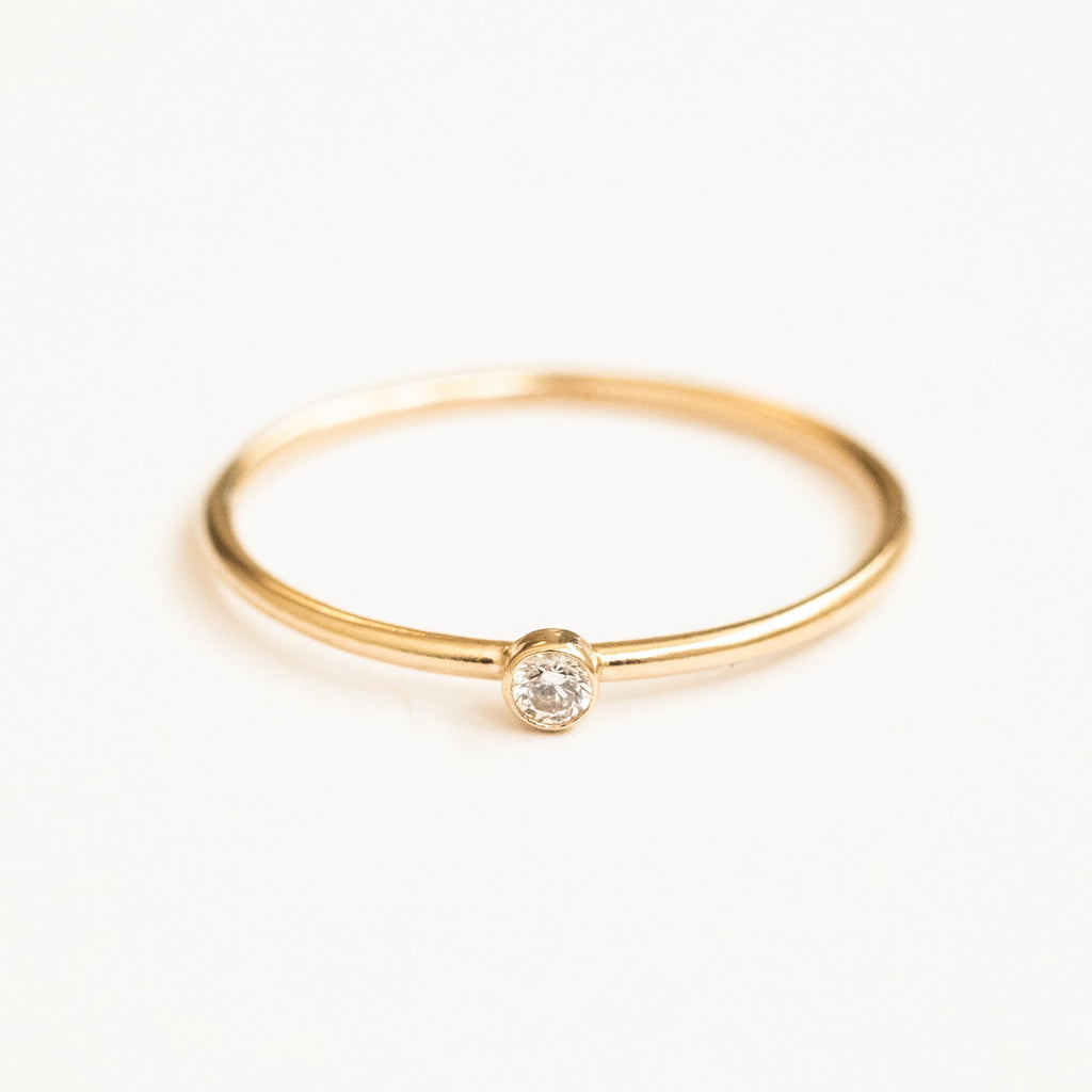 April Birthstone Ring (Diamond)