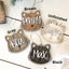 Personalized Wooden Cat Christmas Stocking Name Tag And Ornament