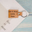 Personalized Leather 'Day You Became My…' Keyring - Father's Day Gift