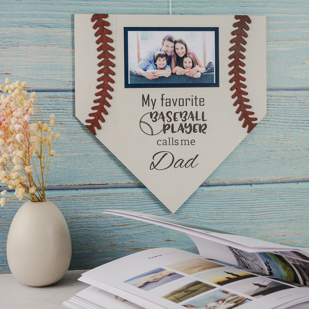 Baseball Photo Frame | Handmade Gift For Baseball Lover