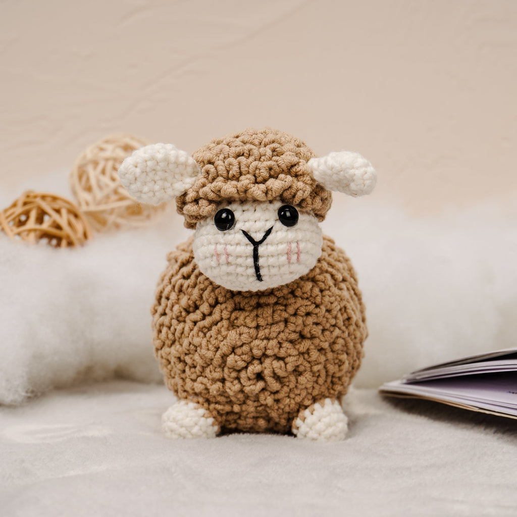 Little sheep crochet stuffed animal