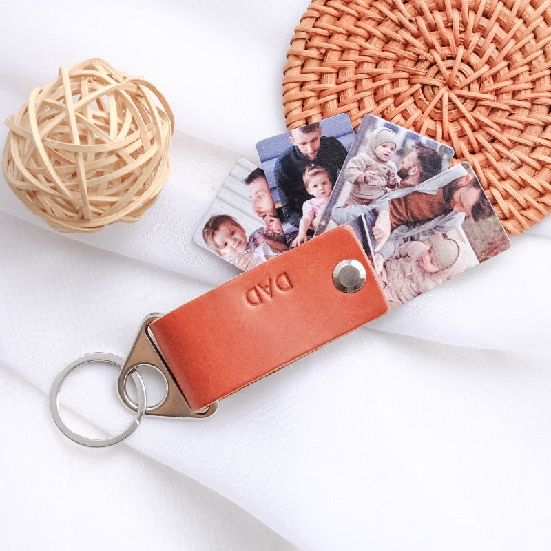 Mini Photo Album Keychain - Handmade Gift For Him