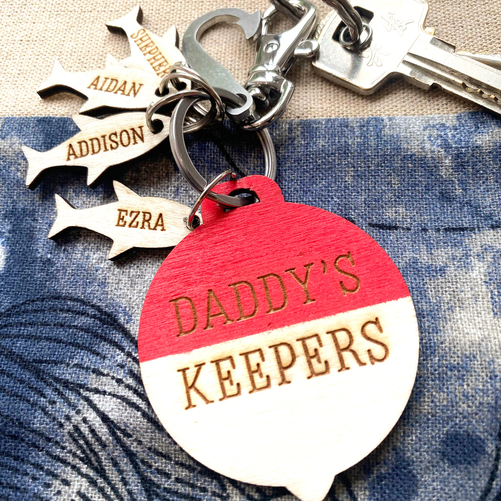 Fishing Keyring for Dad from Family - Father's Day Gift