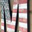 American Flag Wall Art, Farmhouse Decoration