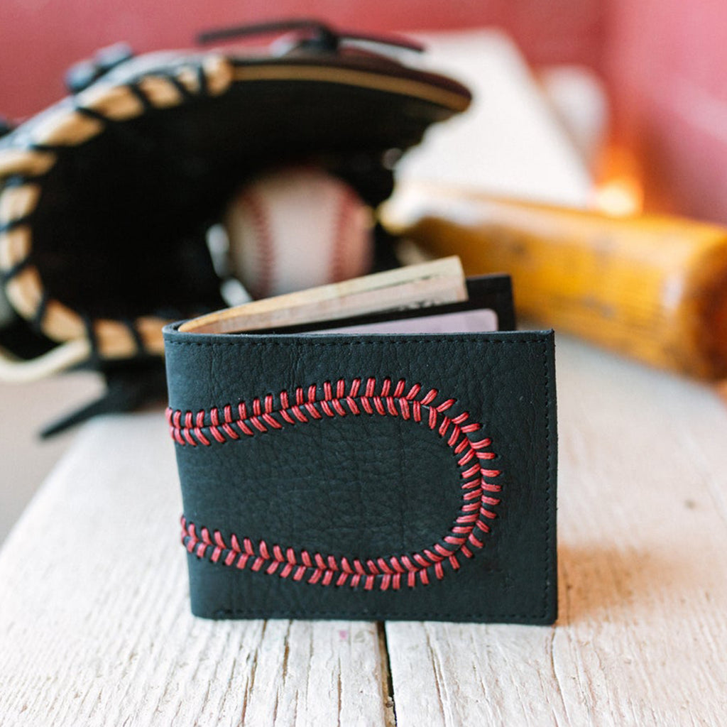 Baseball Leather Wallet, Baseball Coach Gift, Baseball gift for him