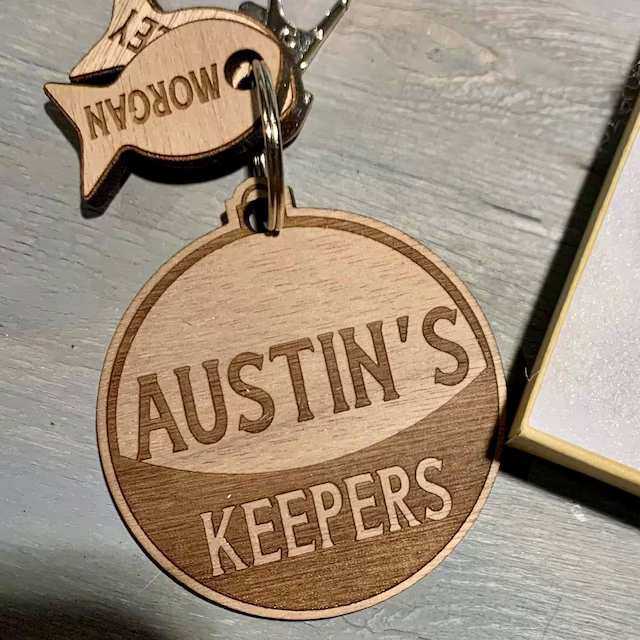 Daddy's Keeper Keychain - Sentimental Gift For Dad