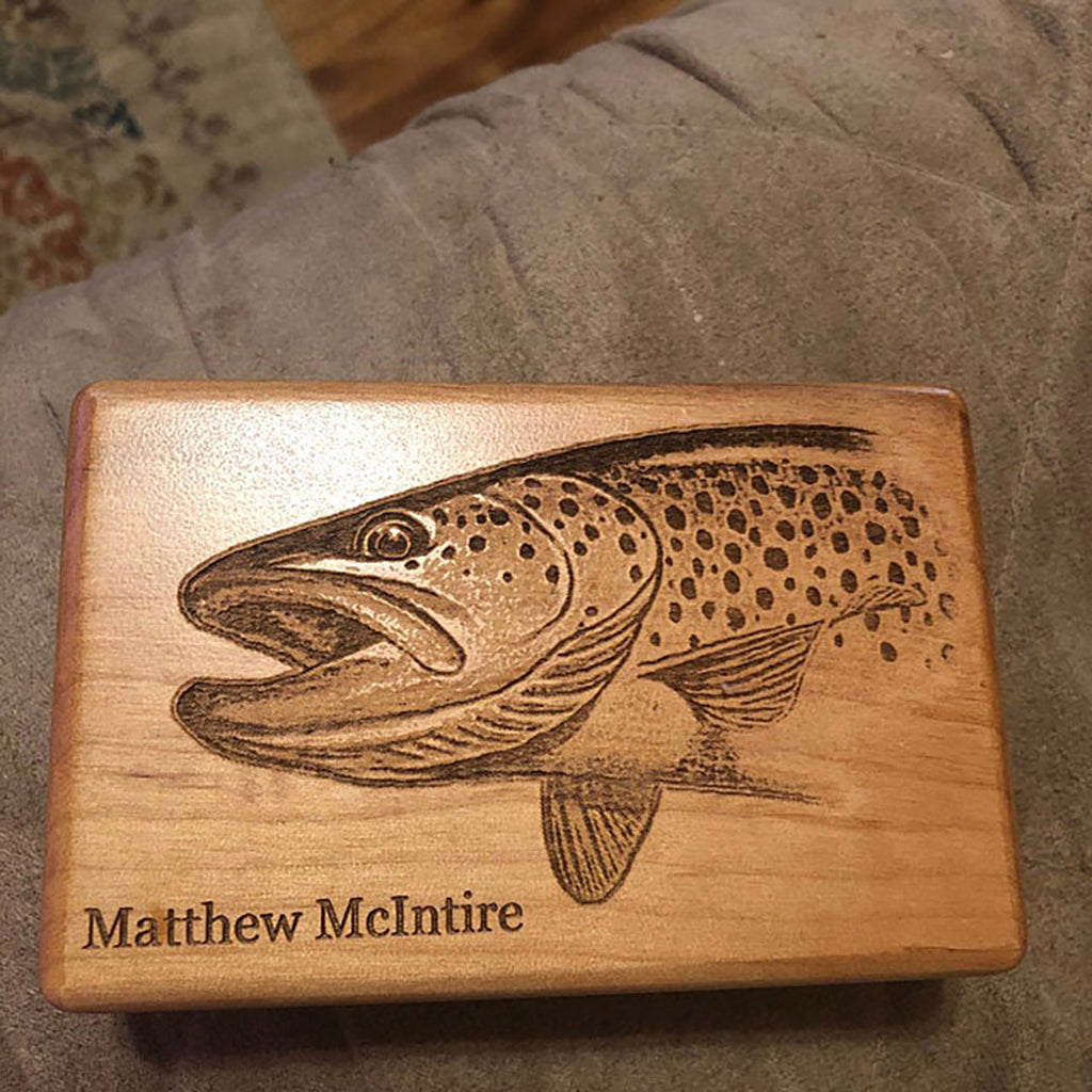 Fly Fishing Fly Box, Fly Fishing Gift, personalized Fly Fishing Gift