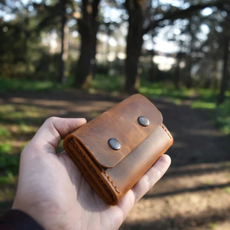 Front Pocket Leather Wallet - Mens Slim Wallet - James Wallet