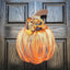 Thanksgiving Wreaths for Front Door, Fall Pumpkin Front Door Sign