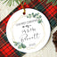 Personalized Mr & Mrs Christmas Ornament - First Married Couple