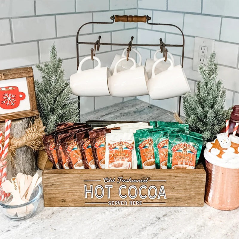 Hot Cocoa Bar Box - Christmas Decor