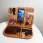 Wood Docking Station for Men With Headphone Stand - Gift for him