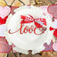 Laser Cut Word Wood Place-setting Love Hugs Kisses XOXO, Gift for Her